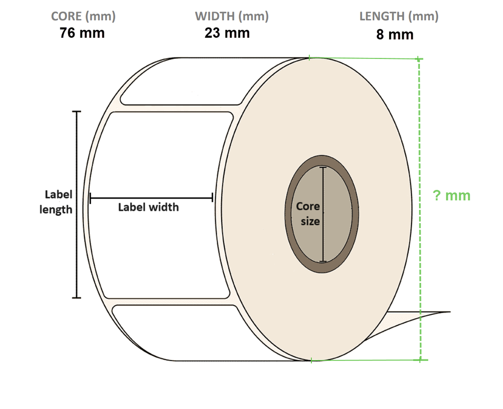 Pieni muovitarra 23x8 mm/1000