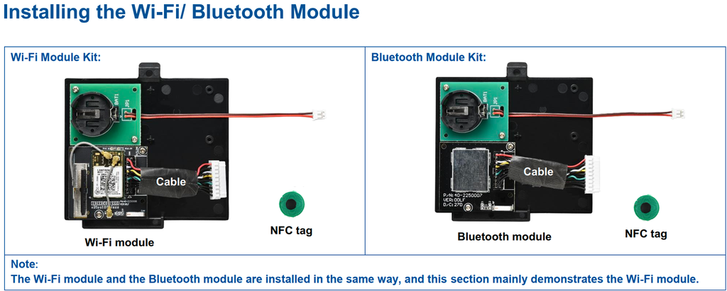 TSC DH220 Wifi/Bluetooth moduli