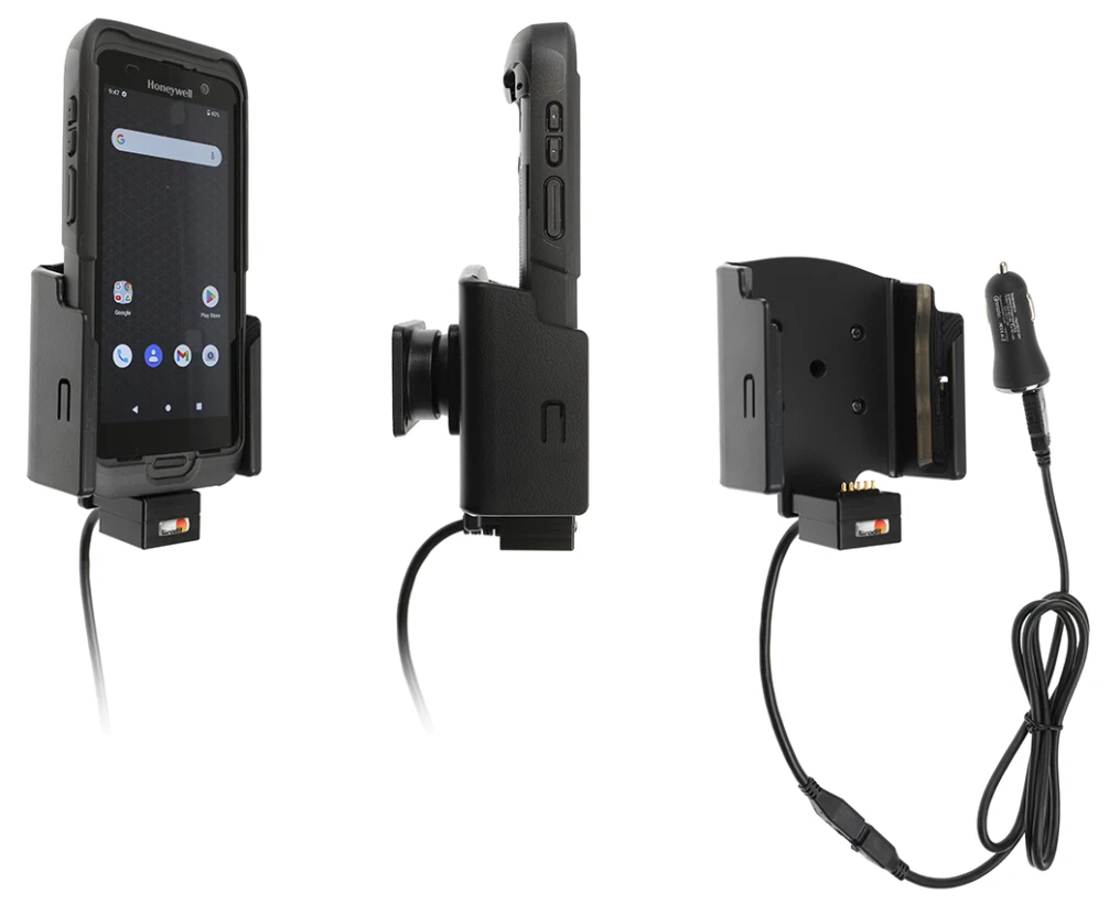 Brodit Active holder with USB-cable and cig-plug adapter for Honeywell CT47